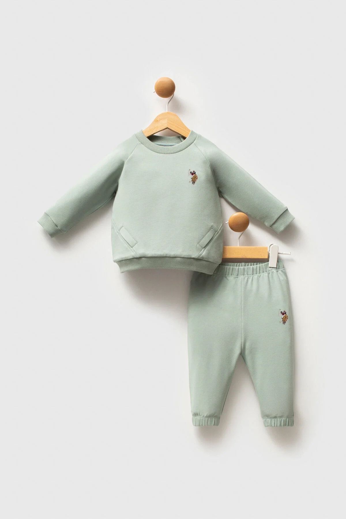 U.S. Polo Assn Erkek Bebek Yeşil Takım