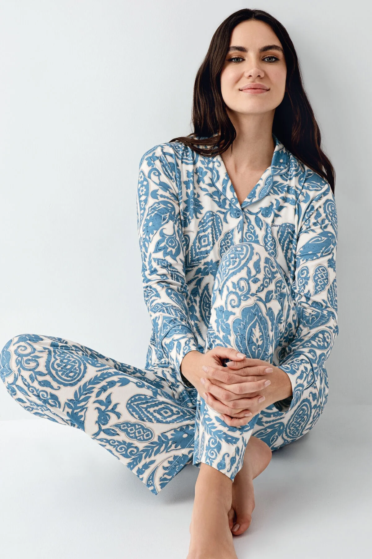 Pierre Cardin Kadın Krem Pijama Takımı