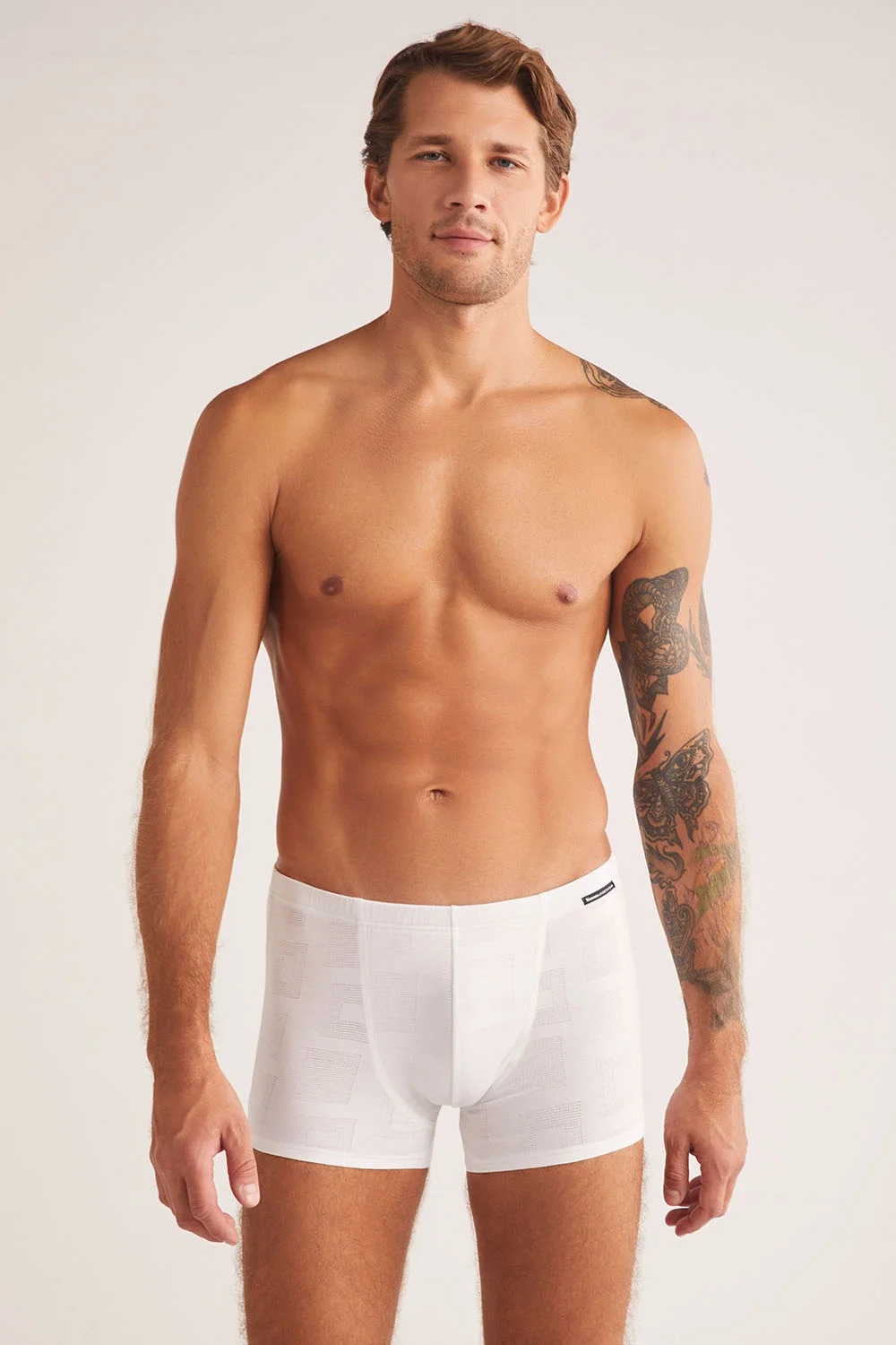 Andrea Modal Jakar Desenli Erkek Boxer