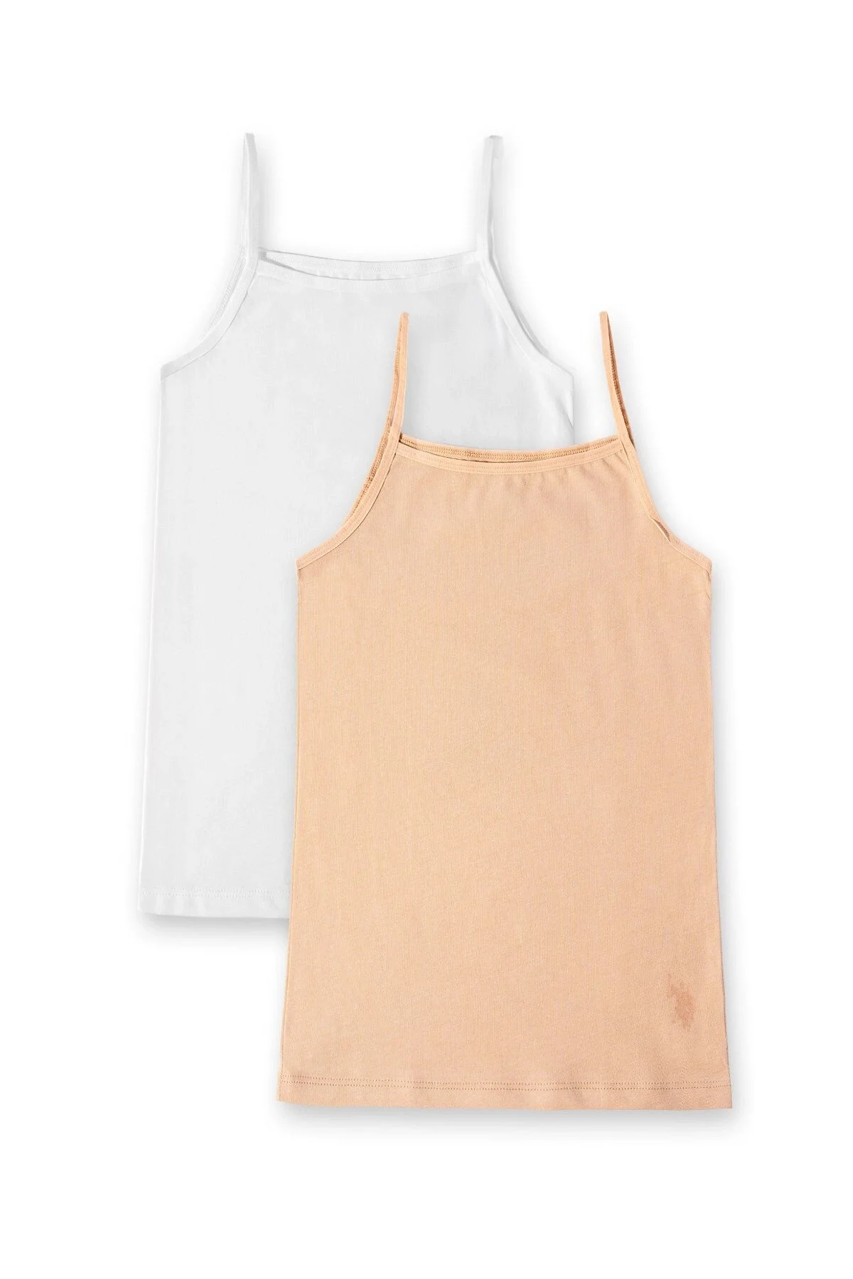 Kız Çocuk 2'Li Basic İnce Askılı Atlet