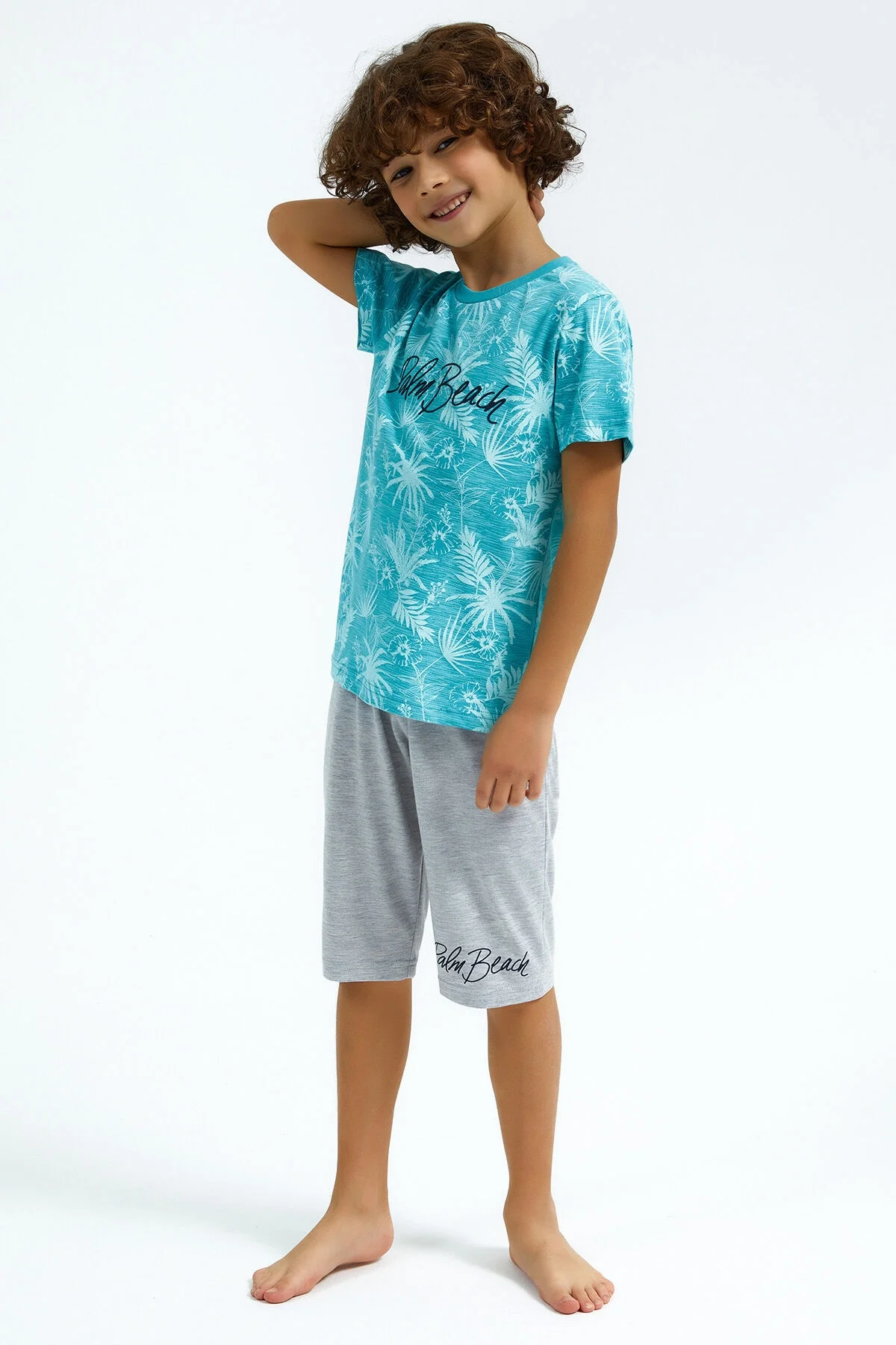 Rolypoly Erkek Çocuk Mavi Kapri Takım