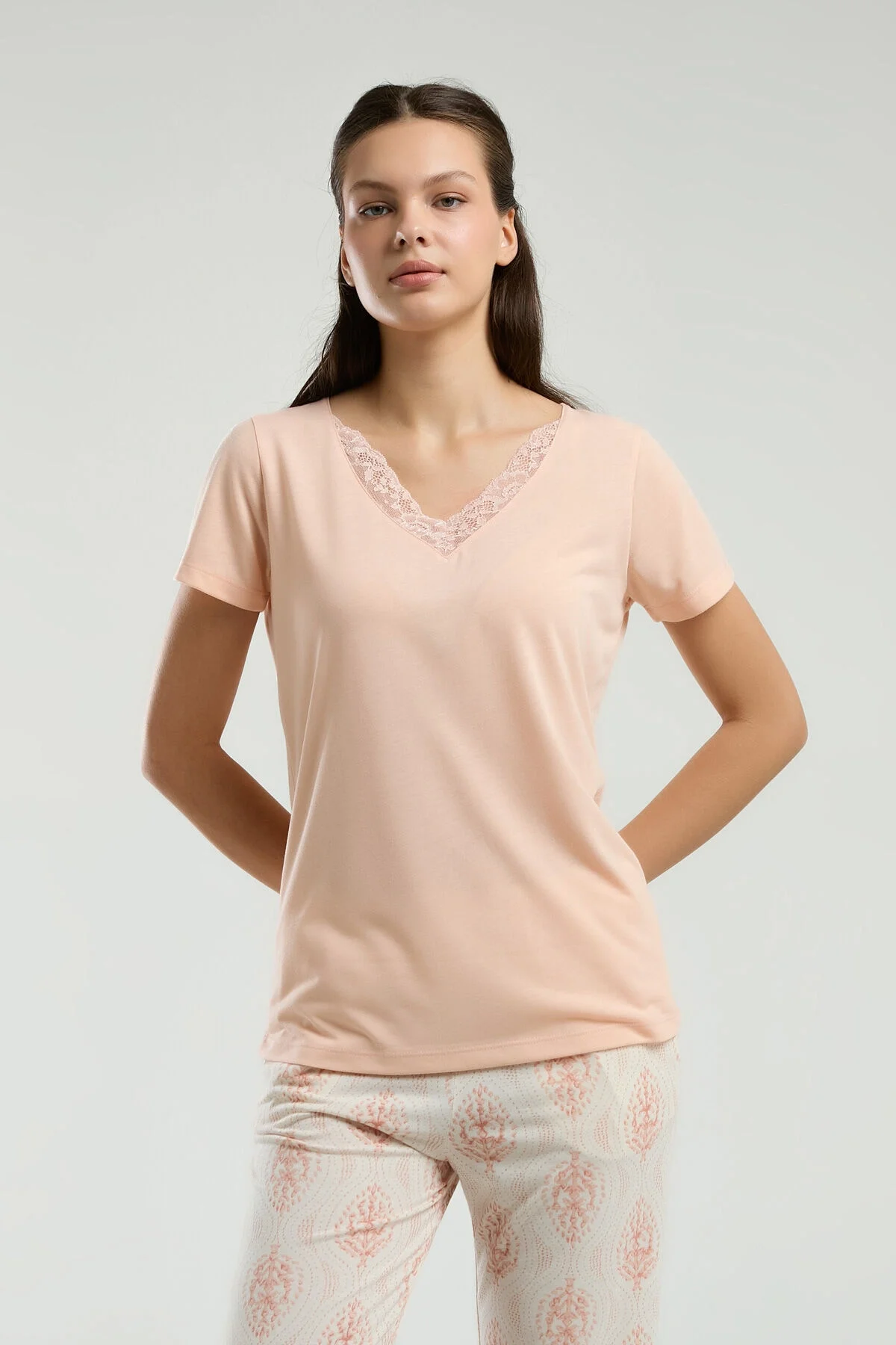 Arnetta Kadın Turuncu Pijama Takımı