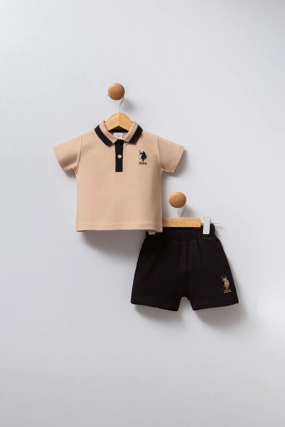 U.S. Polo Assn Erkek Bebek Beyaz Takım