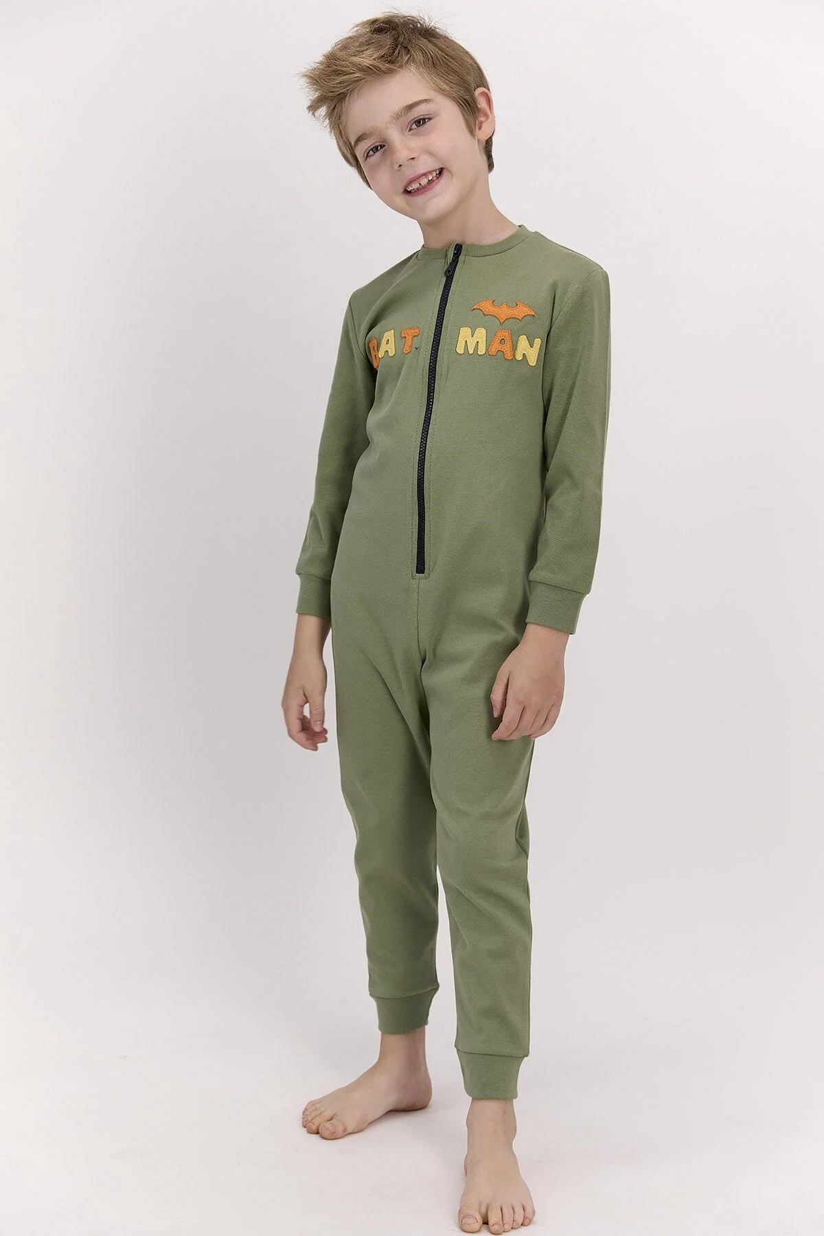 Batman Erkek Çocuk Haki Tulum