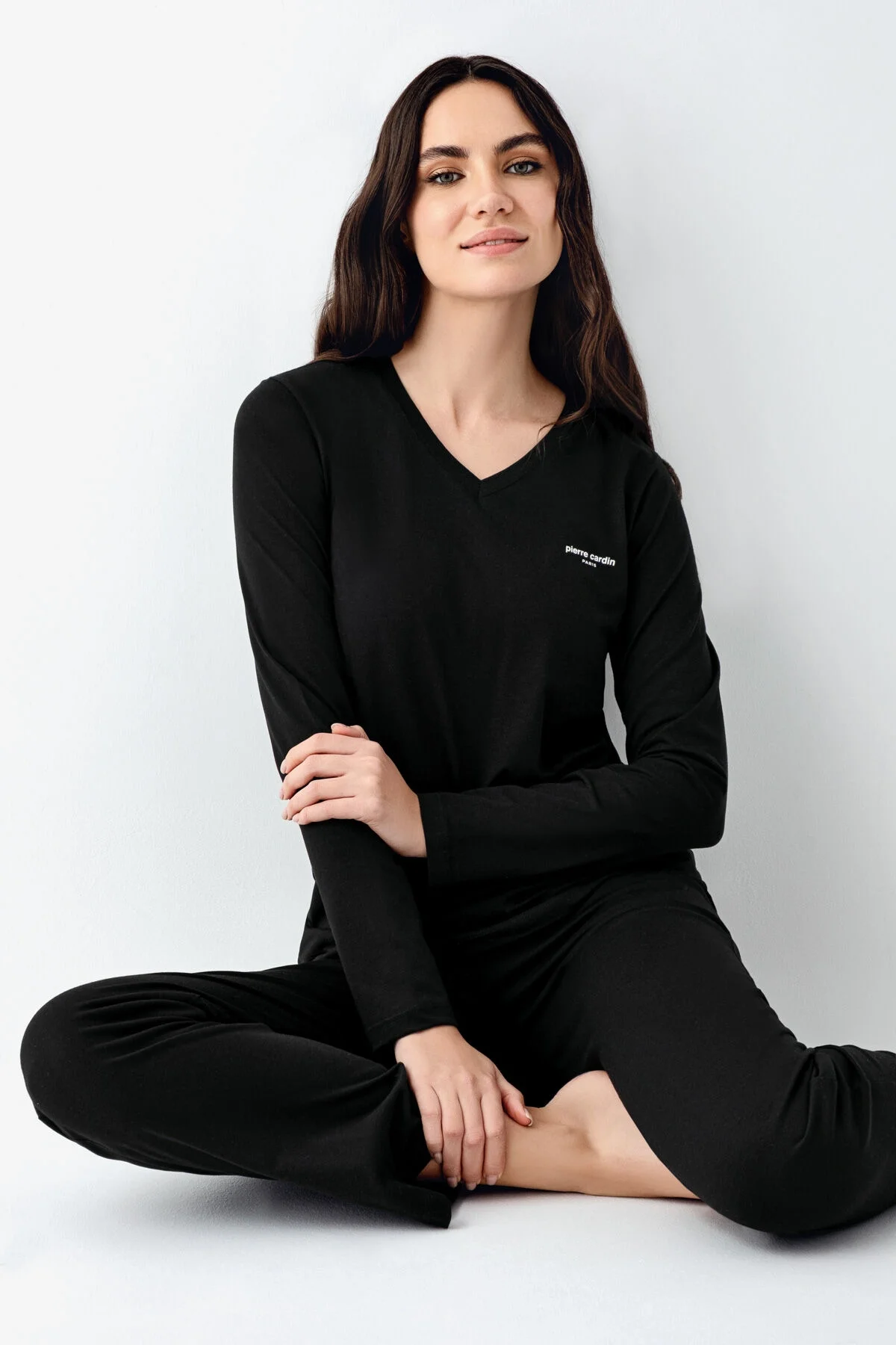 Pierre Cardin Kadın Siyah Pijama Takımı