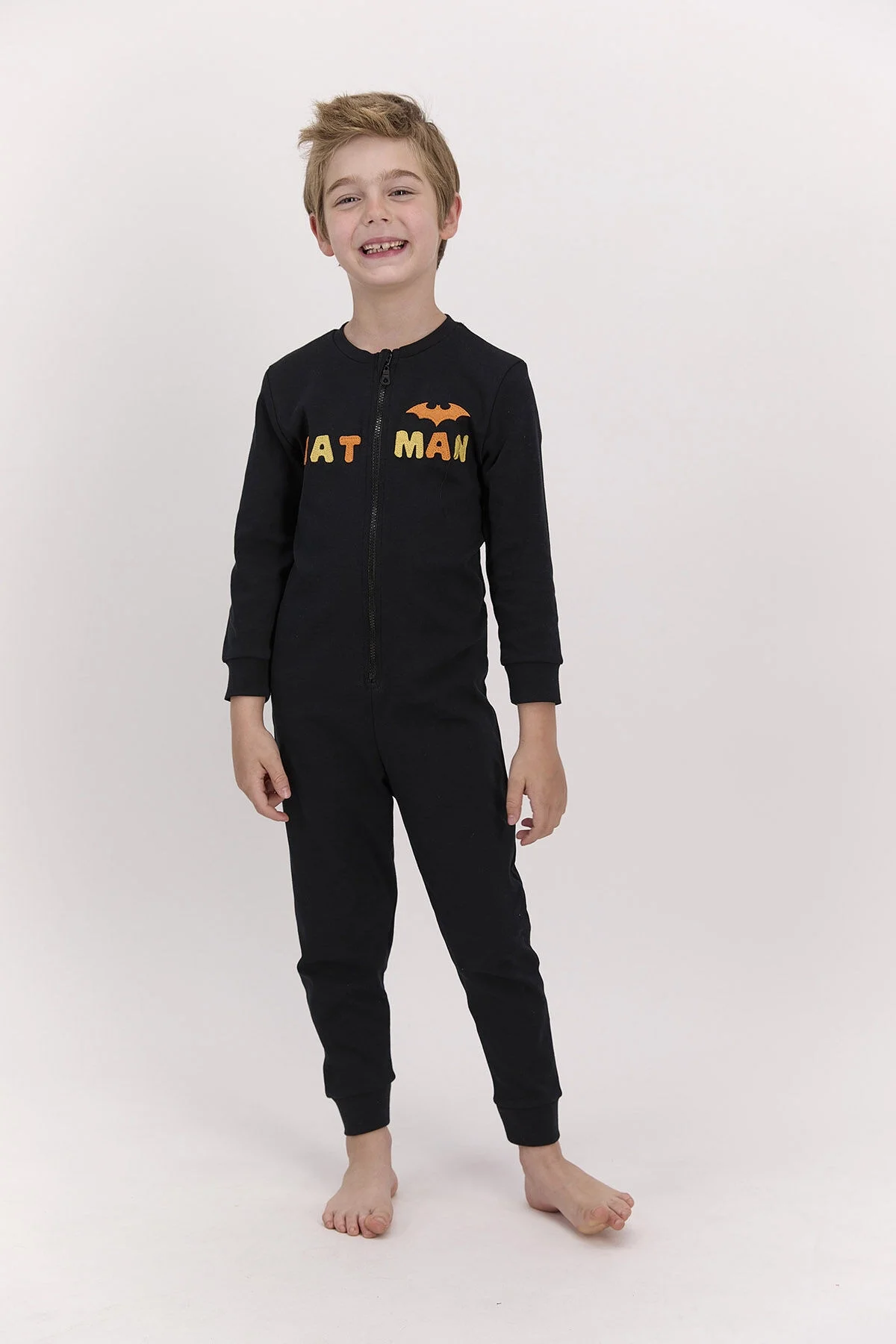Batman Erkek Çocuk Siyah Tulum