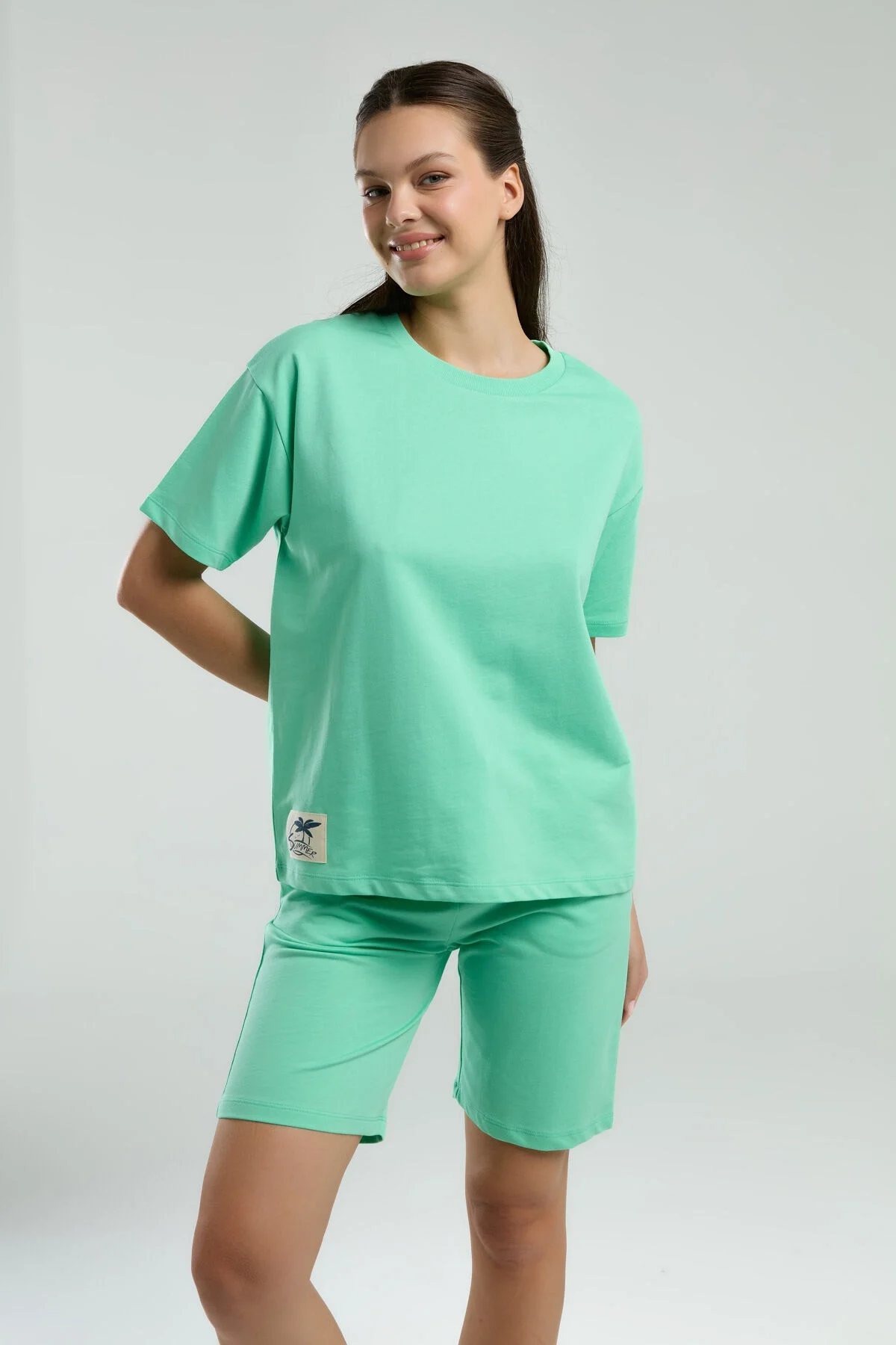 Rolypoly Kadın Kahverengi Şort Takım