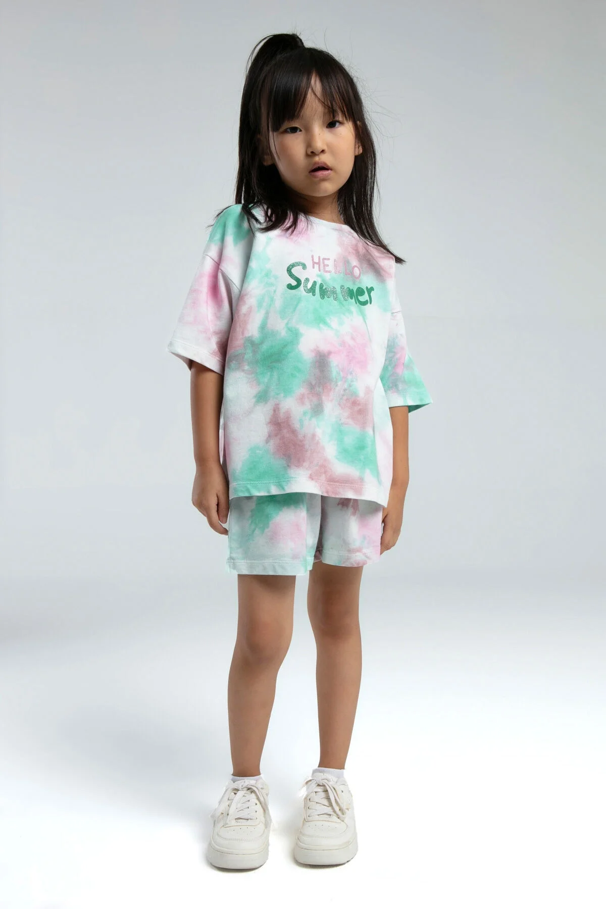 Rolypoly Kız Çocuk Beyaz Şort Takım