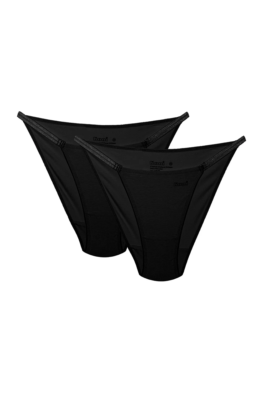 Basic  Yanları İpli 2 li Külot Seti